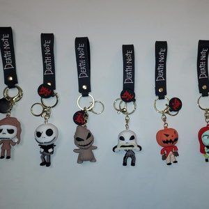 6 Halloween Key Chains